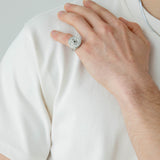 SVNX Compass Signet Pinky Ring