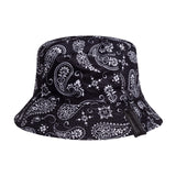SVNX Reversible Paisley and Black Bucket Hat