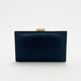 Square Box Clutch with Floral Applique