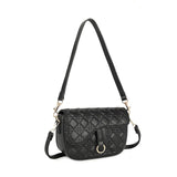 Quilted Crossbody Bag in Black
