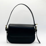 Rounded Crossbody Bag in Black