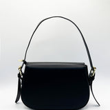 Rounded Crossbody Bag in Black