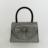 Rhinestone Grab Bag with Bow Detail