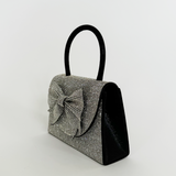 Rhinestone Grab Bag with Bow Detail
