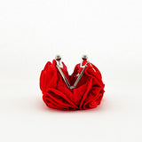 3D Rose Clutch Bag in Red
