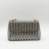 Silver Embellished Shoulder Bag