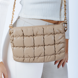 Soft Faux Leather Quilted Bag