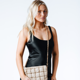 Soft Faux Leather Quilted Bag