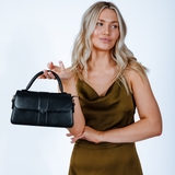 Small Crossbody Hard Top Handle Bag