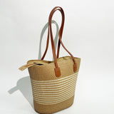 Large Two Tone Beach Tote Bag