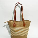 Large Two Tone Beach Tote Bag