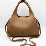 Soft Faux Leather Hobo Grab Bag