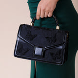 Butterfly Embellished Stachel In Black