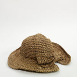 Bowknot Straw Sun Hat
