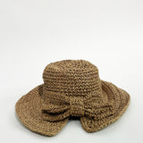 Bowknot Straw Sun Hat