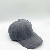 Corduroy Hat In Grey