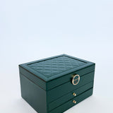 Vanity Jewellery Storage Box in Green