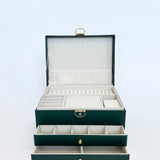 Vanity Jewellery Storage Box in Green