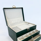 Vanity Jewellery Storage Box in Green