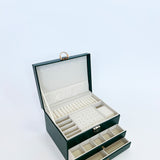 Vanity Jewellery Storage Box in Green