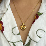 Heart Pendant Necklace in Gold - Gift Boxed