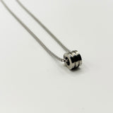 Chain Necklace with Ring Charm