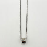 Chain Necklace with Ring Charm
