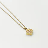 Blush Clover Crystal Pendant Necklace - Gift Boxed