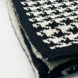 Houndstooth and Herringbone Double Sided Scarf