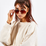 Classic Aviator Sunglasses with Metal Frames