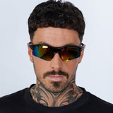Outdoor Sports Racer Sunglasses with Hard Case