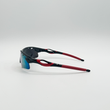 Outdoor Sports Racer Sunglasses with Hard Case