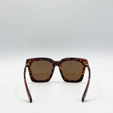 Oversized Sunglasses with Gold Chain Detail