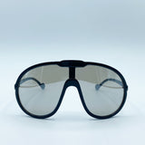 Wave Mask Sunglasses in Black