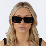 Rectangle Sunglasses in Black