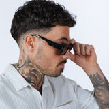 Rectangle Sunglasses in Black