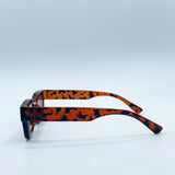 Chunky Square Frame Sunglasses in Tortoiseshell