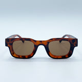 Chunky Square Frame Sunglasses in Tortoiseshell