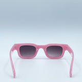 Chunky Square Frame Sunglasses in Pink