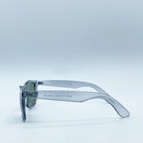 SVNX Translucent Grey Wayfarer with Khaki Lenses