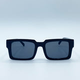 Square Frame Sunglasses in Black