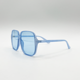 Granny Vintage Style Lightweight Frame Sunglasses in Blue