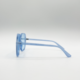 Granny Vintage Style Lightweight Frame Sunglasses in Blue