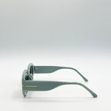 Oval Sunglasses with Wide Arm in Mint