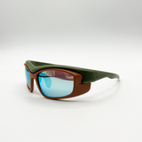 Outdoor Cycling Style Glasses in Multi with Hard Case
