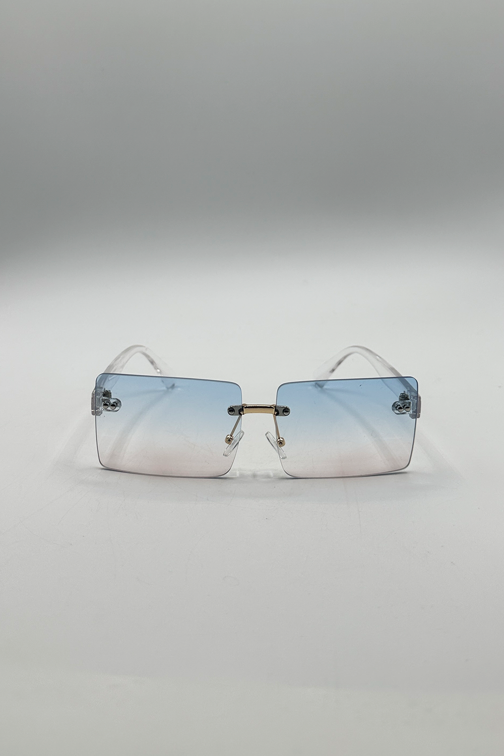 Square Rimless Clear Rimless Sunglasses Square Rimless Sunglasses