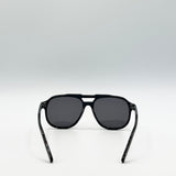 Oversized Navigator Sunglasses in Black