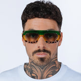 Cross-Border Flat Sunglasses in Multi Print