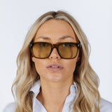 Square Sunglasses in Green
