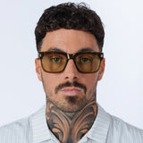 Square Sunglasses in Green